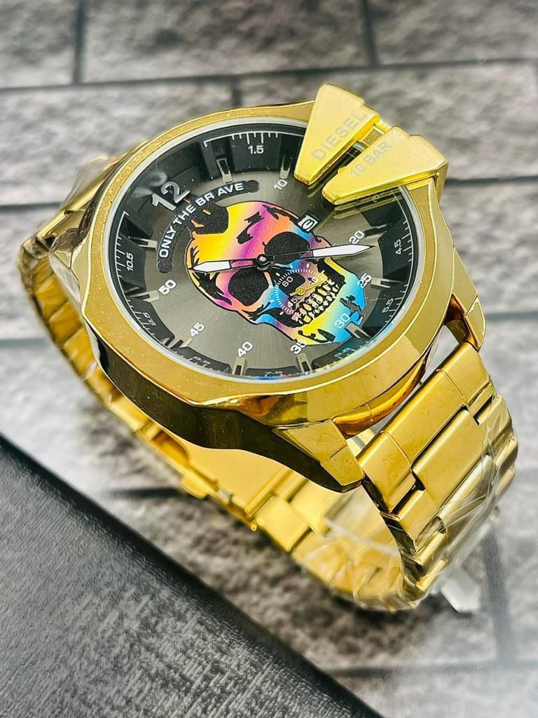 Reloj diesel de online calavera