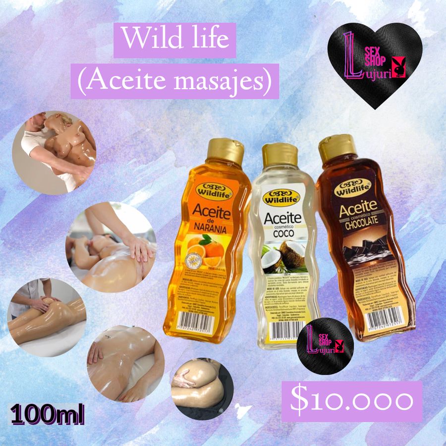 Aceite corporal wild life 100ml